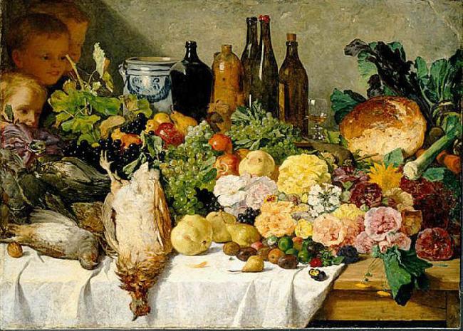 August Jernberg Still Life oil painting image